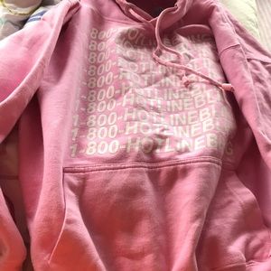 Hotline bling pink hoodie